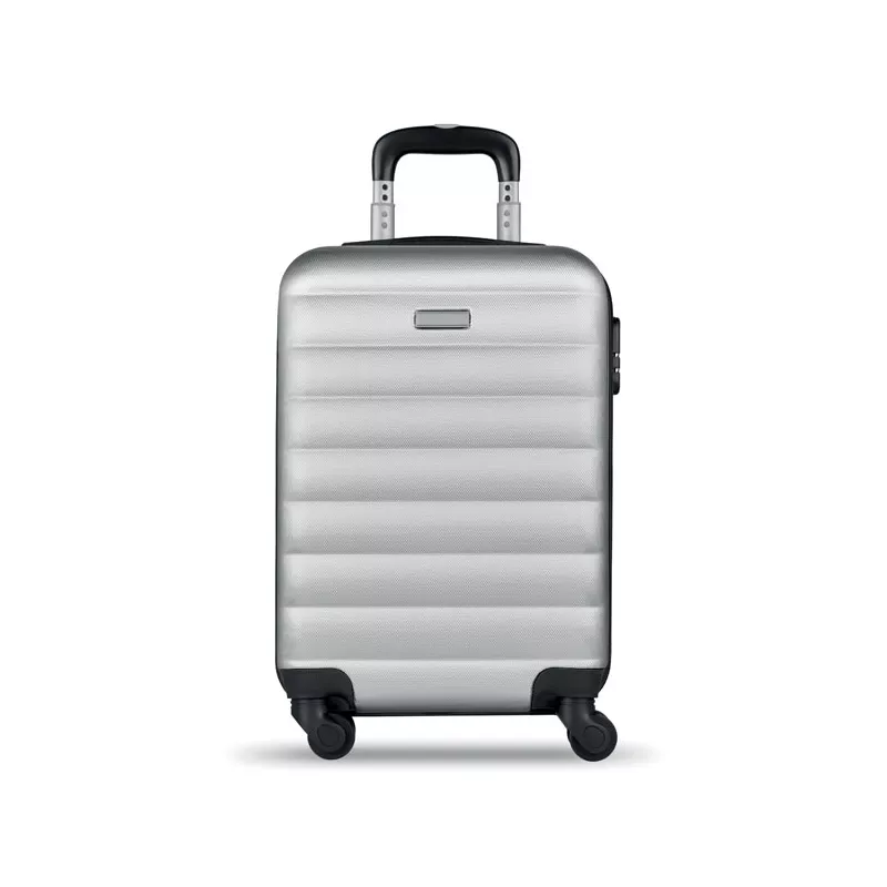 Walizka twarda 20" z ABS na 4 kółkach BUDAPEST - Srebrny Mat (MO9178-16)