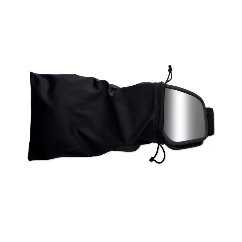 Gogle narciarskie UV400 lustrzane NISEKO - Srebrny Blyszczacy (MO3194-17)