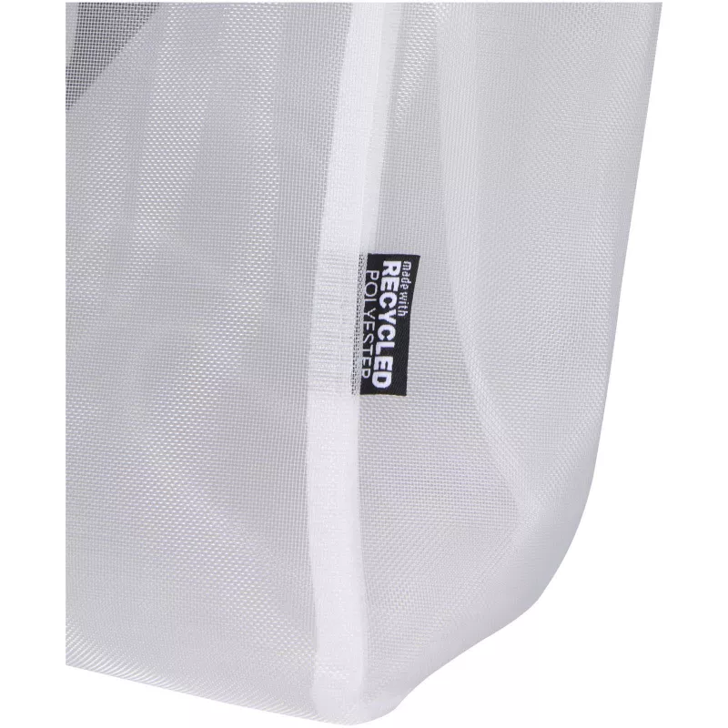 Mesh torba na zakupy 23 l z recyklingu z certyfikatem GRS - Biały (13013801)