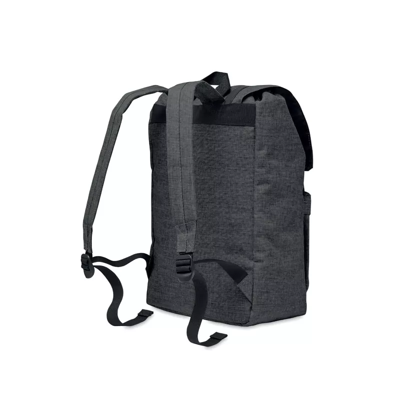 Plecak na laptopa 15" z klapą magnetyczną RIGA - Czarny (MO9439-03)