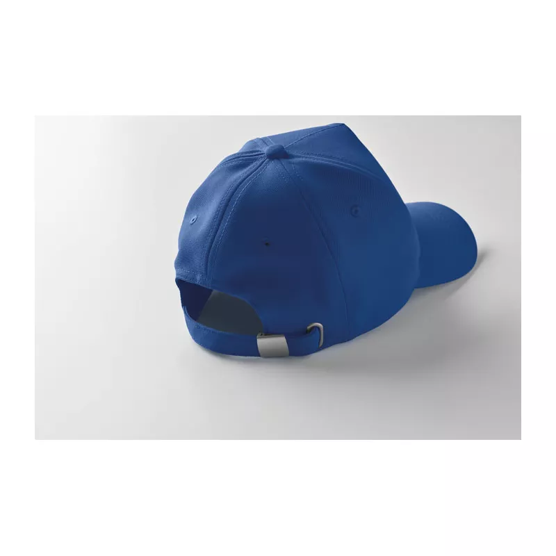 Czapka z daszkiem 5-panelowa RPET 210 g/m² SENGA - Niebieski (MO6831-37)