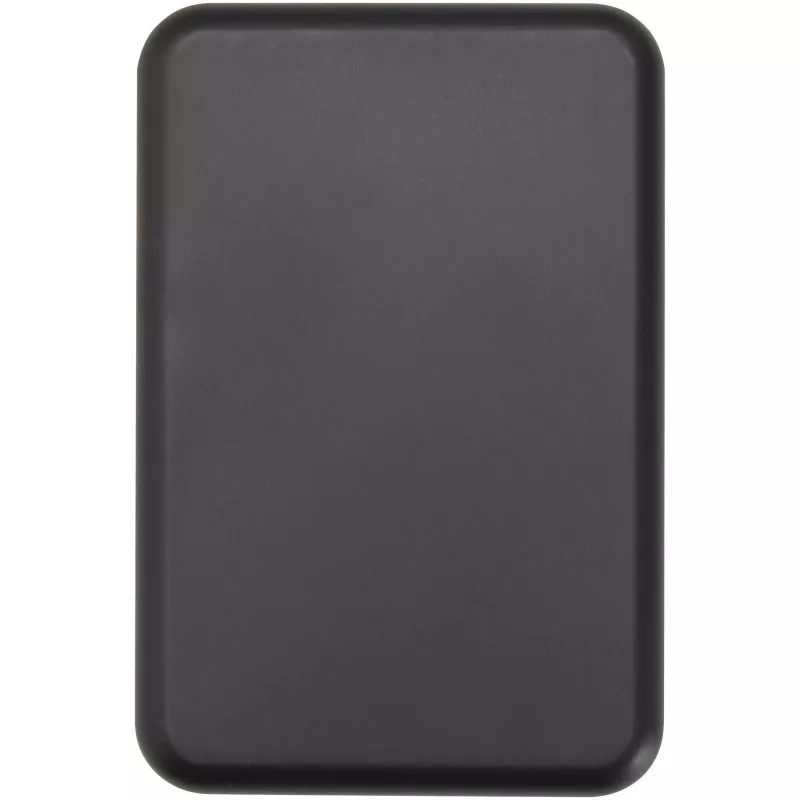 Acrab magnetyczny bezprzewodowy powerbank o pojemności 5000 mAh i mocy 15 W z technologią PD 20 W — wykonany z tworzyw sztycznych pochodzących z recyklingu. - Czarny (12444190)
