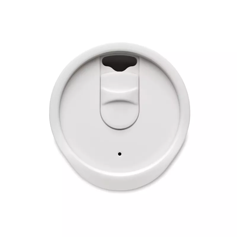 Kubek dwuścienny z PP 300 ml GO - Bialy (MO2444-06)