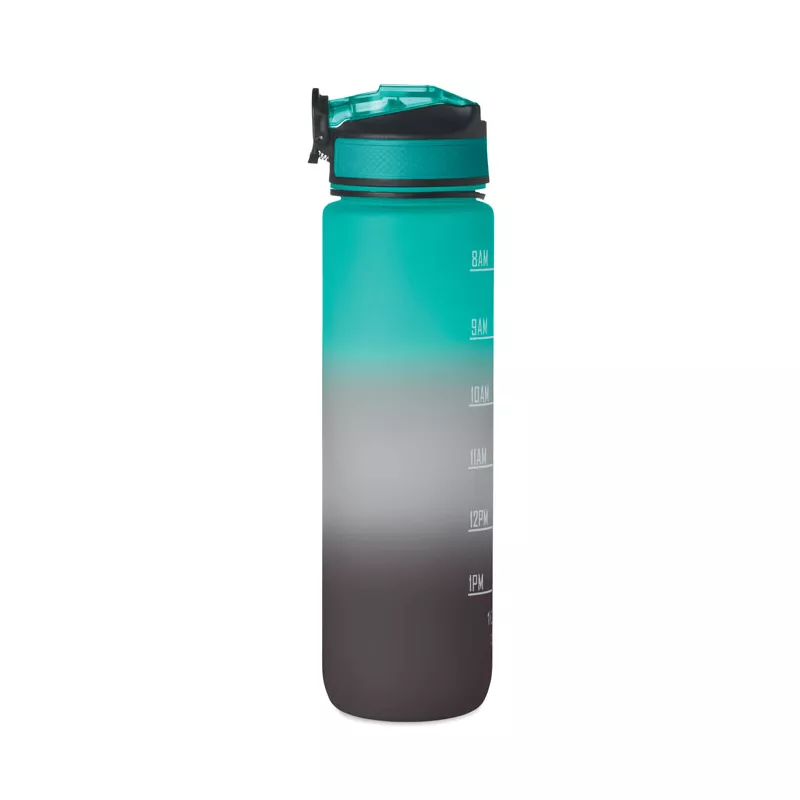 Butelka sportowa RPET 1000 ml ze słomką ACTIVATE - Czarny/Granatowy (MO2489-81)