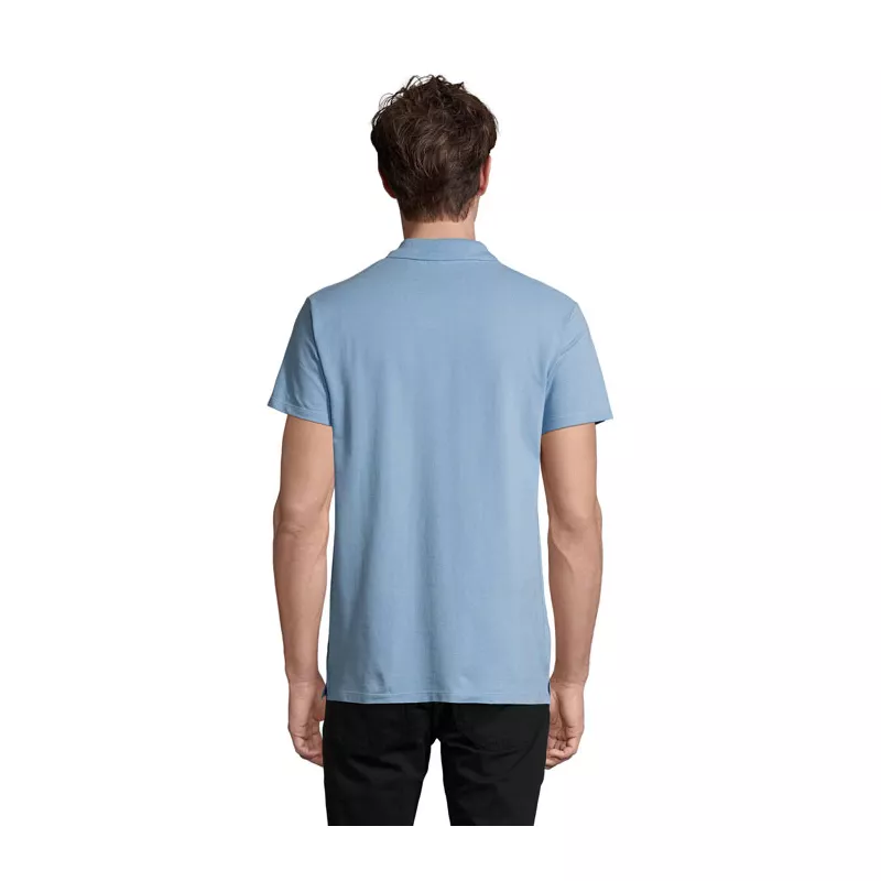 Koszulka polo męska piqué 210 g/m² Sol's SPRING II - Sky Blue Pique (S11362-SP)