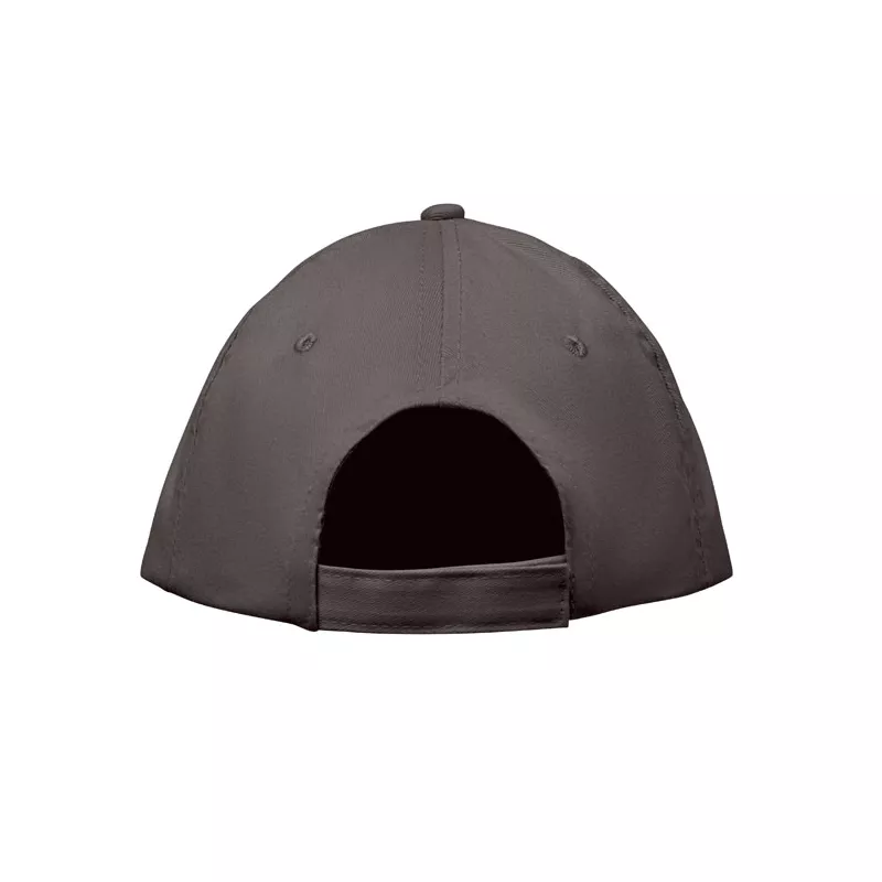Czapka z daszkiem 5-panelowa z bawełny 180 g/m² SUNNY - Kamienny Szary (MO2345-15)