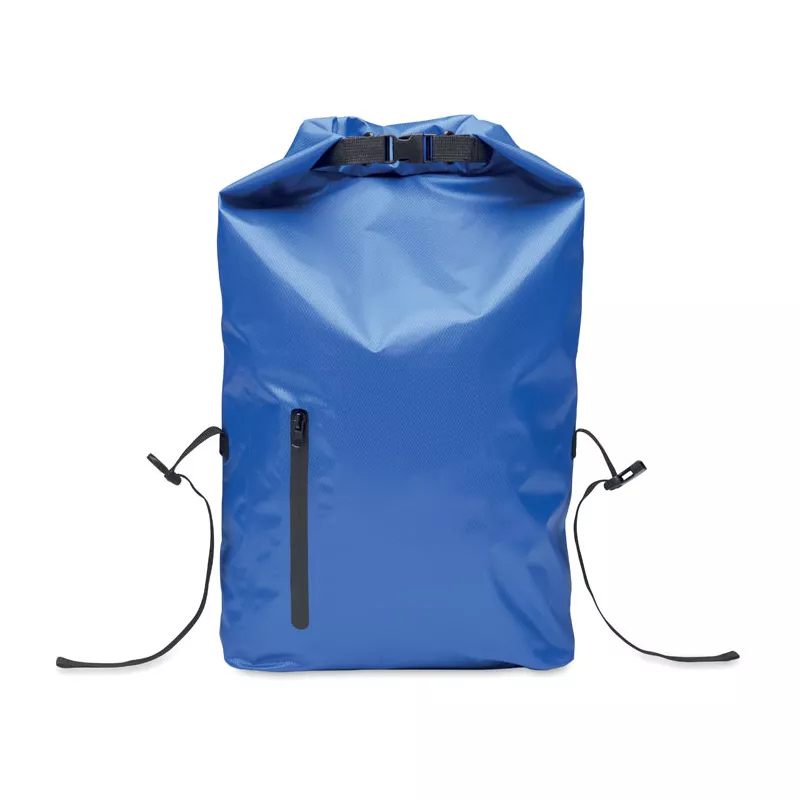 Plecak wodoodporny rolltop z RPET 25 l SCUBAROLL - Niebieski (MO2181-37)