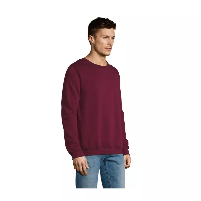Bluza unisex klasyczna 280 g/m² Sol's NEW SUPREME - Burgundy (S13250-BG)