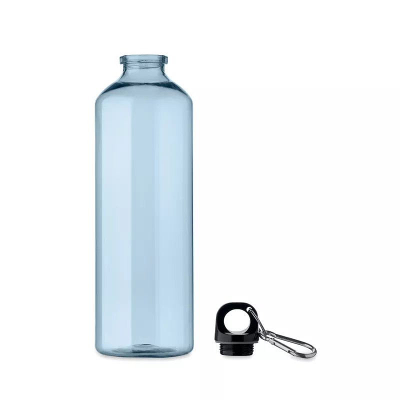 Butelka z RPET z karabińczykiem 750 ml MOSS RE750 - Przezroczysty Blekitny (MO2804-52)