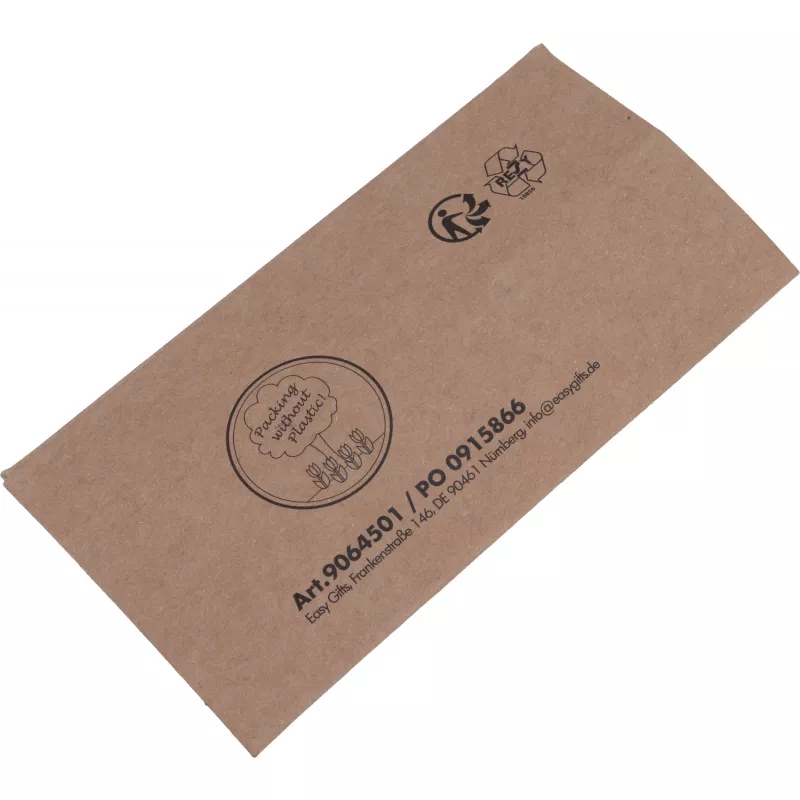 Brelok drewniany MASSACHUSETTS - brązowy (064501)