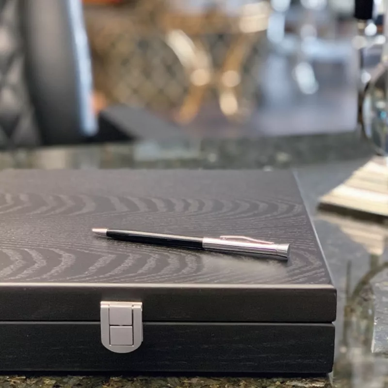 Długopis metalowy ALEXIS - czarny (1087103)