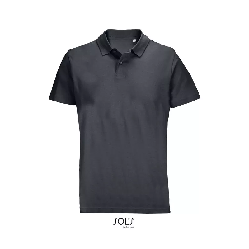 Koszulka polo unisex z czesanej bawełny Sol's PULSE - Mysi Szary (S04502-MU)