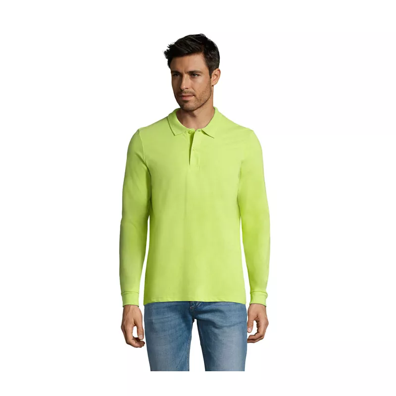 Polo męskie 180 g/m² Sol's PERFECT LSL MEN - Apple Green (S02087-AG)