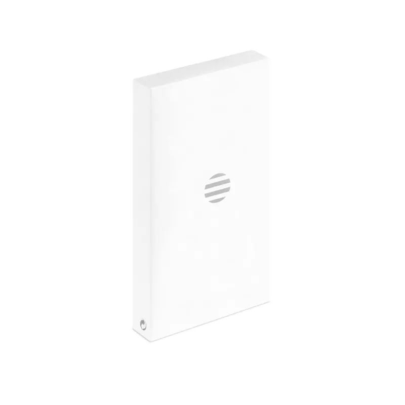 Powerbank solarny z aluminium 4000 mAh SOLARFLAT - Czarny (MO9075-03)