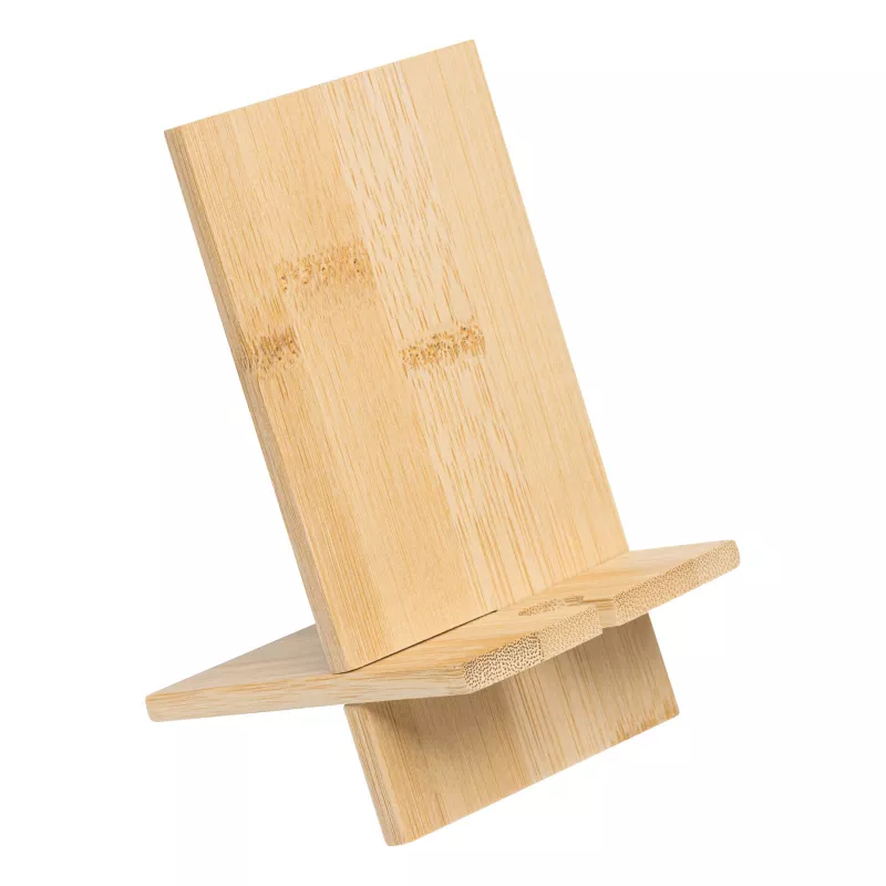 Stojak na smartfon BAMBOO CHAIR - brązowy (56-1107369)