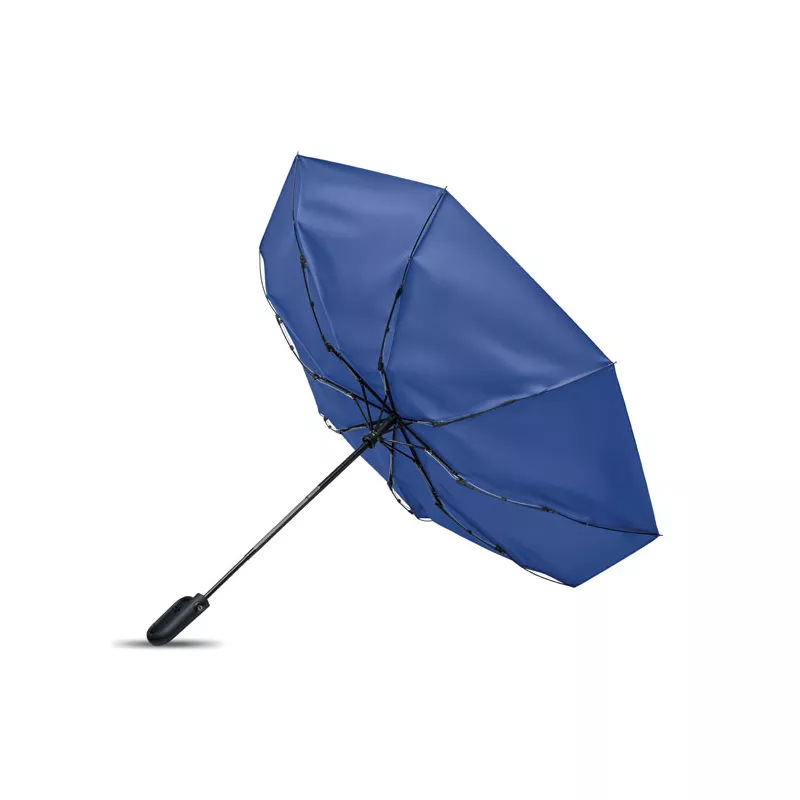 Parasol składany wiatroodporny 21" z RPET UMKRAB - Niebieski (MO2692-37)