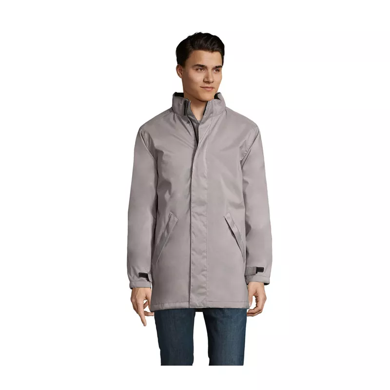 Kurtka unisex ocieplana z kapturem Sol's ROBYN - Metal Grey (S02109-MG)