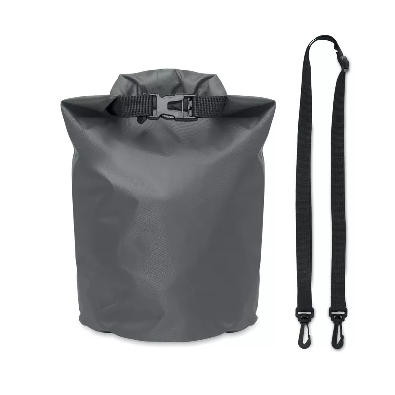 Torba wodoodporna RPET ripstop 5 l BOLSAIBLE + - Kamienny Szary (MO2465-15)