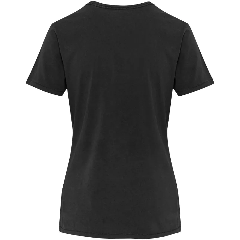 Nanaimo 160 g/m2 sprany damski T-shirt - Czarny (39566-BLACK)