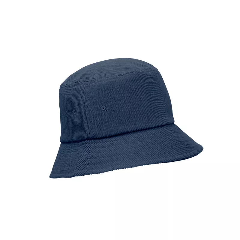 Kapelusz bucket sztruksowy 220 g/m² SCOOP - Niebieski (MO2869-04)