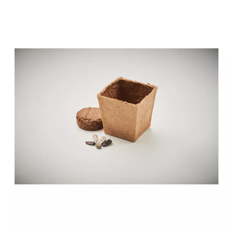 Zestaw do uprawy słonecznika w doniczce SUNFLOWER KIT - Bezowy (MO2411-13)