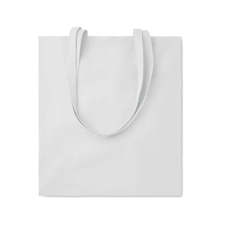 Torba bawełniana 38x42 cm 140 g/m² COTTONEL COLOUR + - Bialy (MO9268-06)