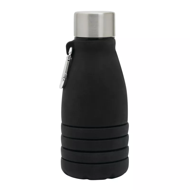 Składana butelka do picia 550 ml BIG GETS SMALL - czarny (56-0603190)