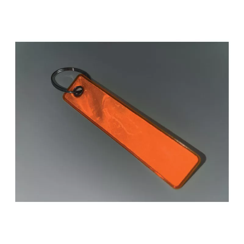 Brelok odblaskowy z PVC KEYFLECT - Fluorescencyjny Pomaranczowy (MO2626-71)