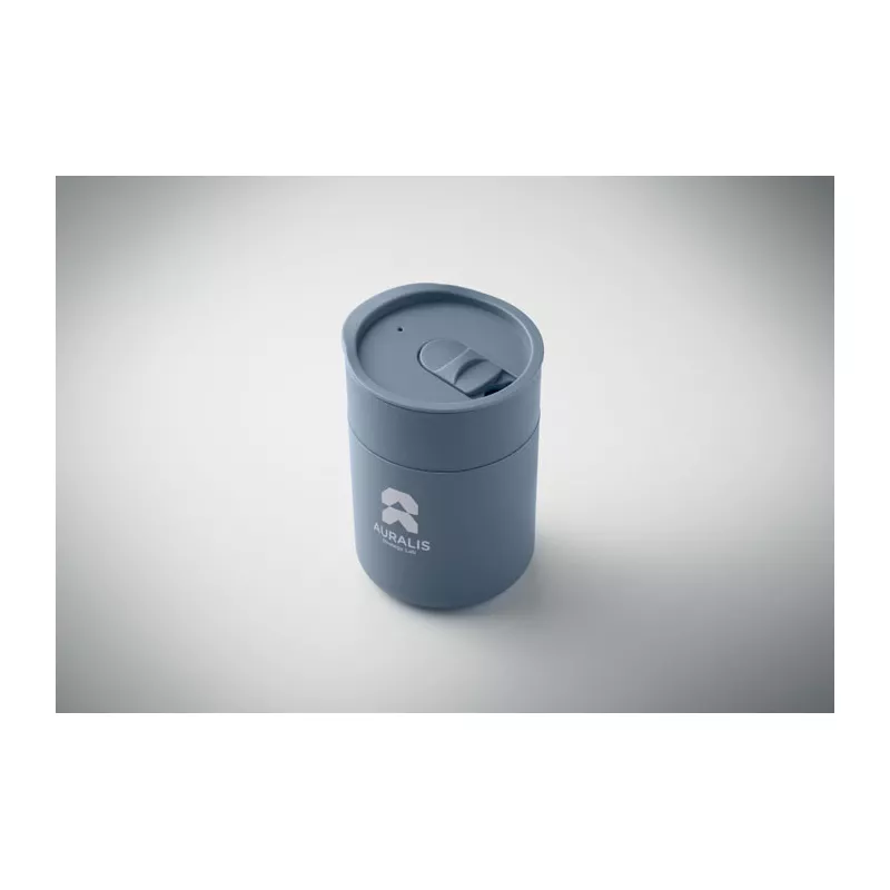 Kubek z PP z silikonową osłoną 330 ml GOBLET - Petrol (MO2773-20)