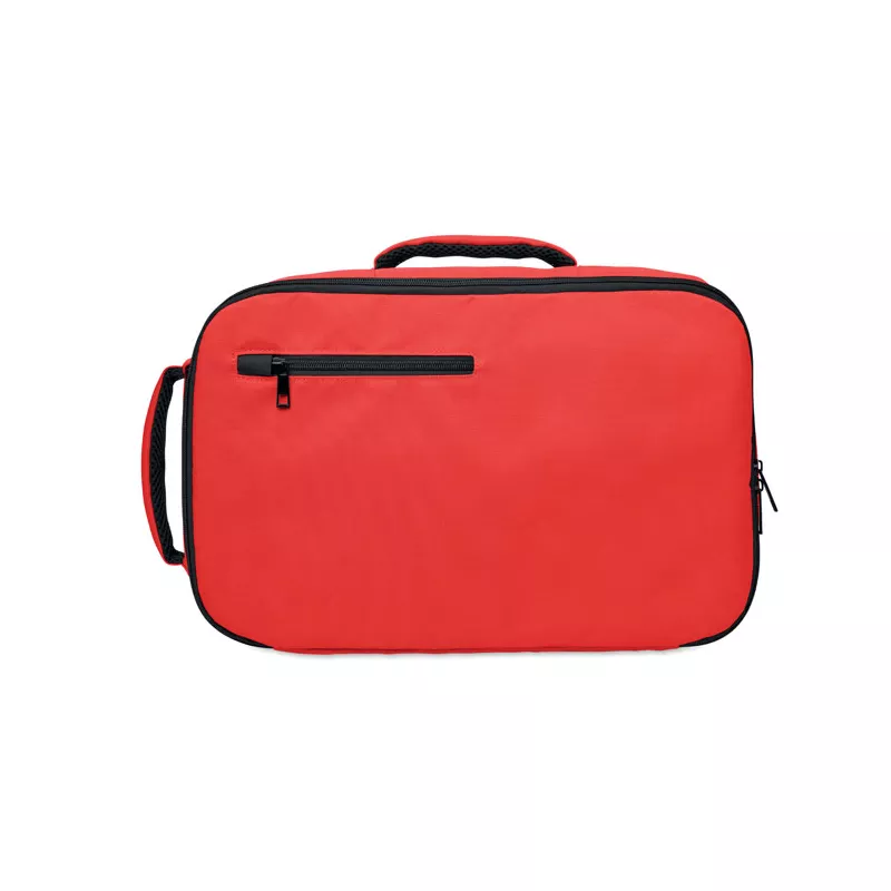 Plecak kabinowy z RPET na laptop 15" FLYSAFE - Czerwony (MO2840-05)
