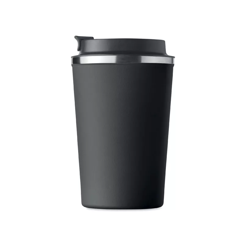Kubek termiczny ze stali 350 ml BRACE - Czarny (MO6276-03)