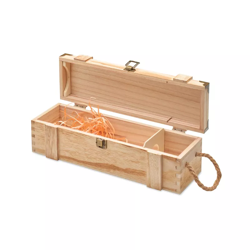 Pudełko na wino z drewna paulowni VINBOX + - Drewna (MO3121-40)