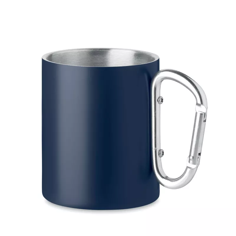 Kubek stalowy z karabińczykiem 300 ml TRUMBA - Francuski Granat (MO6873-85)