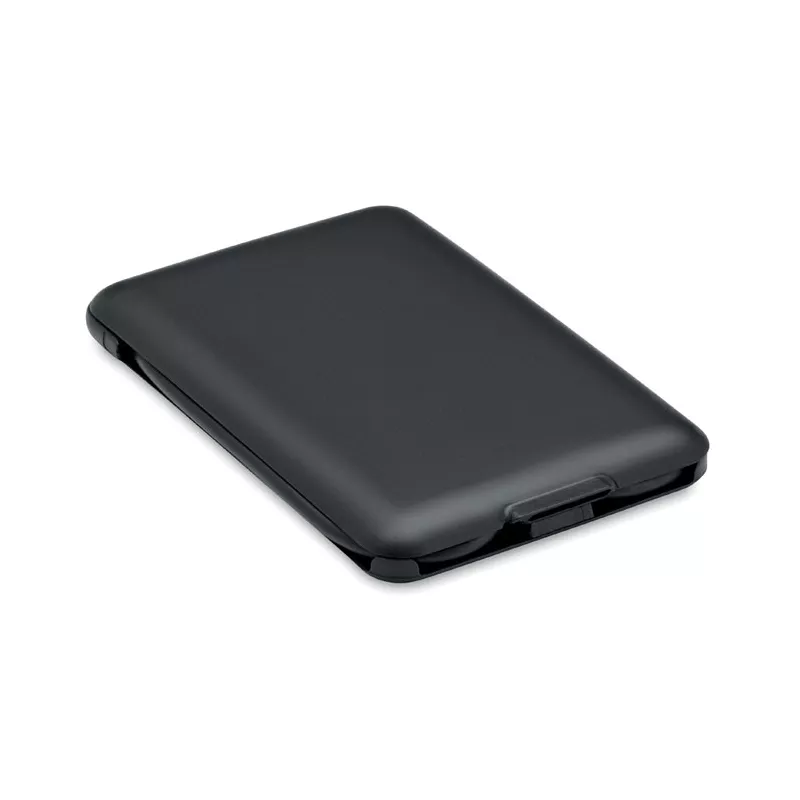 Etui na kable z ładowarką bezprzewodową 15W YAPO - Czarny (MO6823-03)