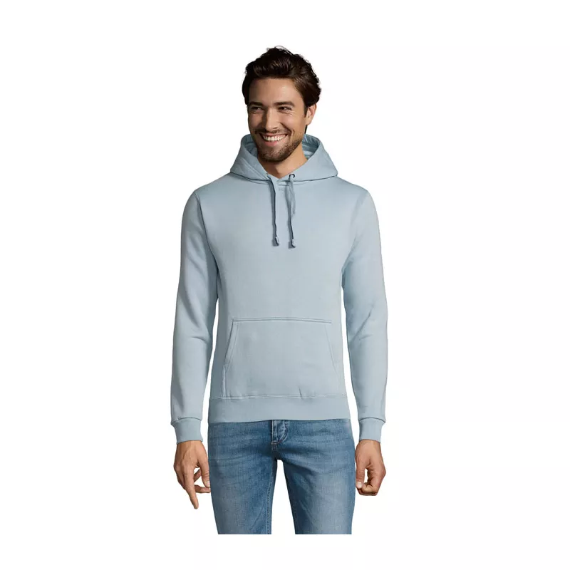 Bluza męska z kapturem 280 g/m² Sol's SPENCER - Creamy Blue (S02991-CY)