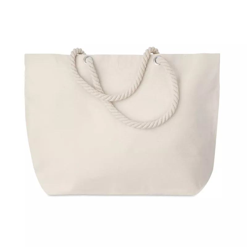 Torba plażowa bawełniana 220 g/m² MENORCA - Bezowy (MO9813-13)