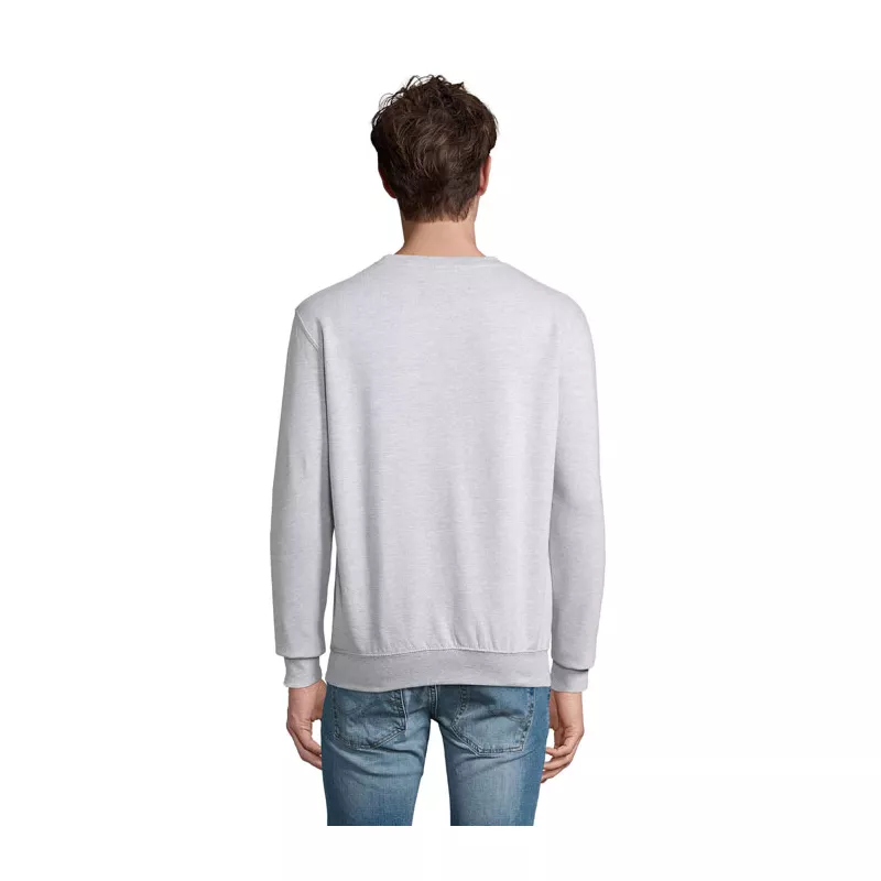 Bluza unisex bez kaptura 280 g/m² Sol's COLUMBIA - Szary Melanż 2 (S03814-GY)
