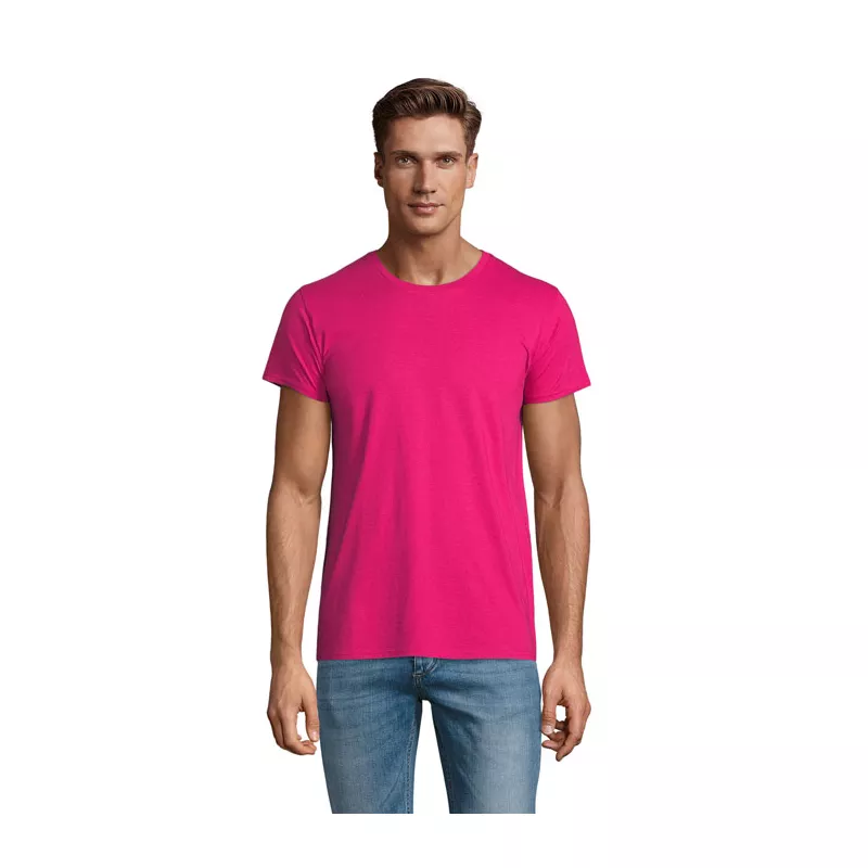 Koszulka męska organiczna 175 g/m² Sol's PIONEER MEN - Fuchsia (S03565-FU)