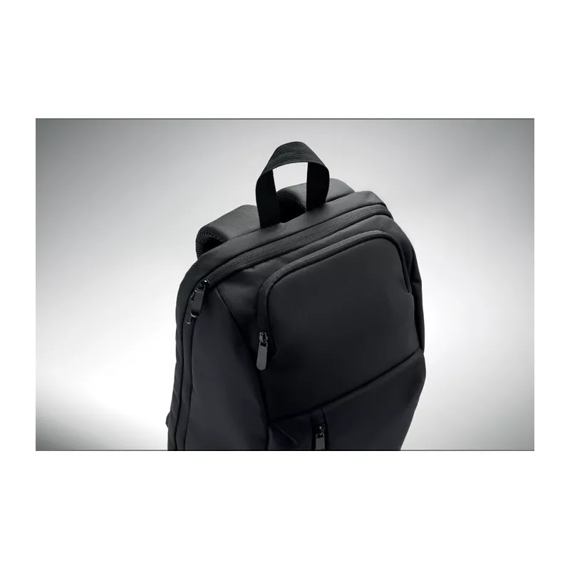 Plecak na laptop 15" z RPET 15 l DOHA - Czarny (MO3123-03)