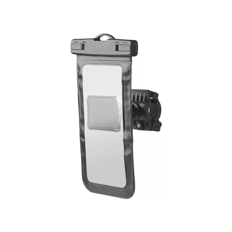Uchwyt rowerowy na telefon wodoodporny IPX6 SOSTENER - Czarny (MO2430-03)