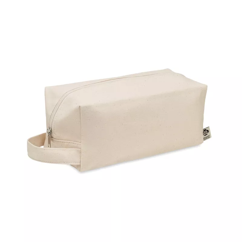 Kosmetyczka z płótna organicznego 220 g/m² BIA - Bezowy (MO6853-13)