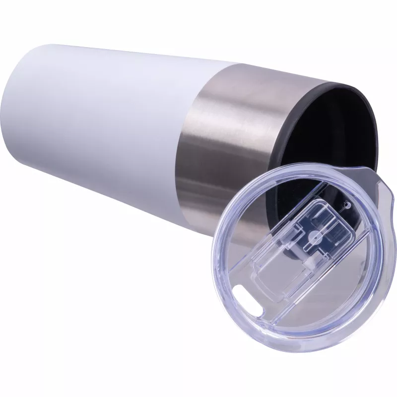 Kubek termiczny 600 ml JORDAN - biały (8536906)