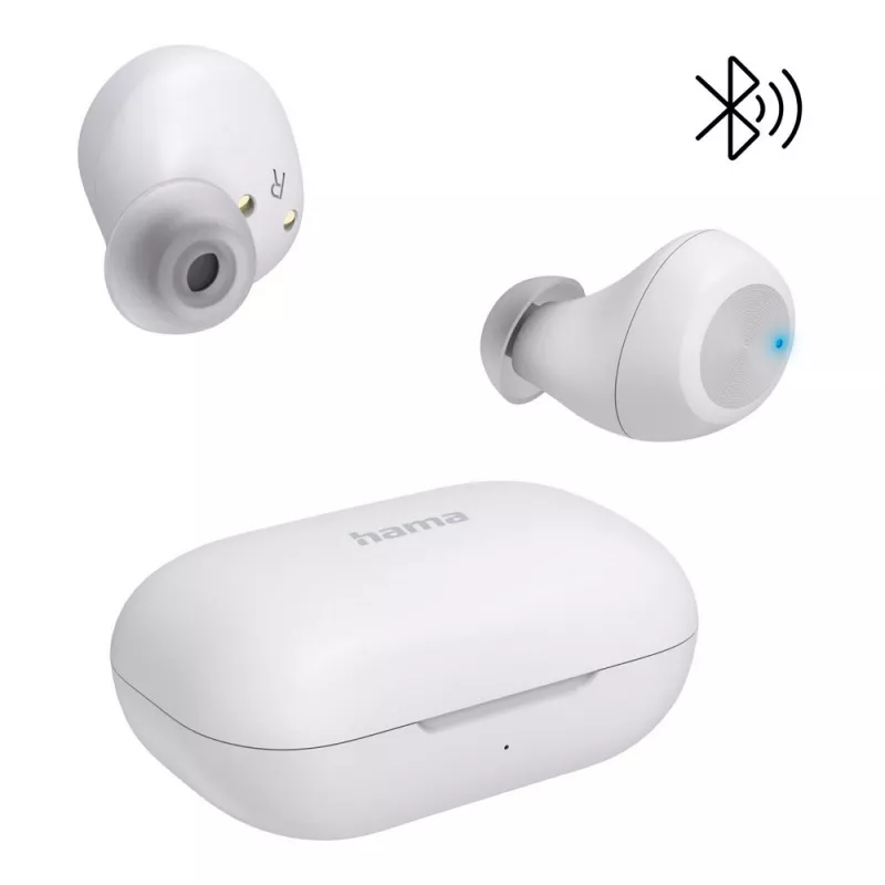 Bezprzewodowe słuchawki douszne Hama Spirit Chop II - biały (VH013-02)