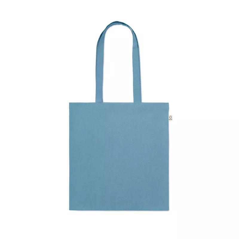Torba z bawełny z recyklingu 140 g/m² VIVEKA COLOUR - Petrol (MO2302-20)
