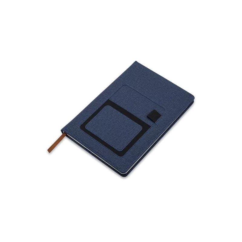 Notes z kieszonką na telefon Irun - granatowy (R64265.42)
