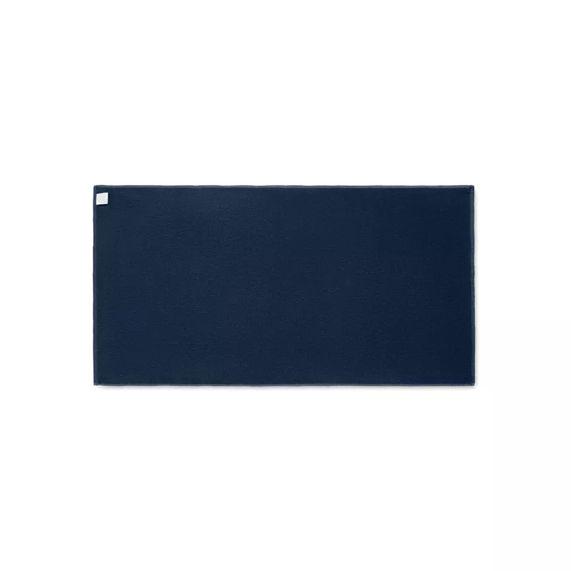 Ręcznik żakardowy SEAQUAL® 70x140 cm 500 g/m² SAND - Niebieski (MO2059-04)