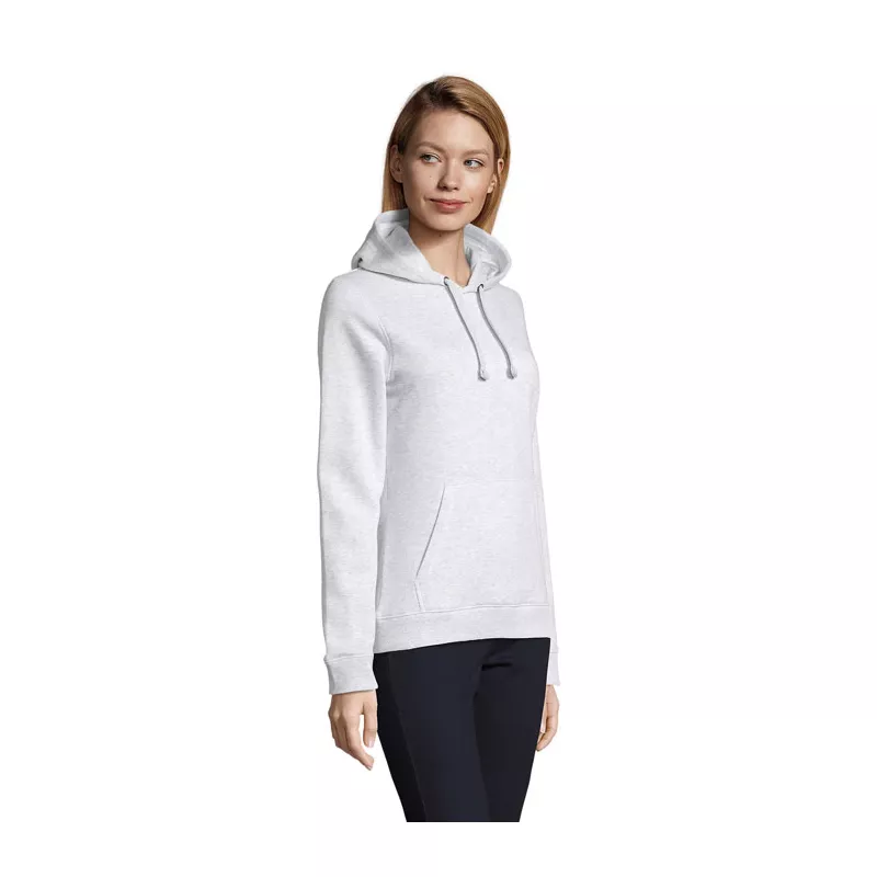 Bluza damska z kapturem 280 g/m² Sol's SPENCER WOMEN - Popiól (S03103-AS)