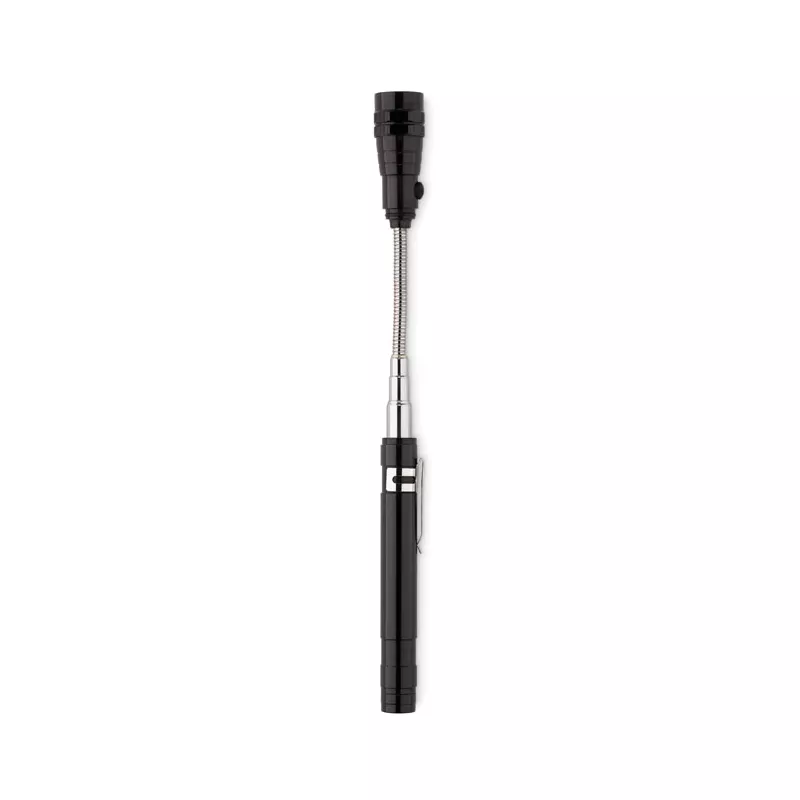 Latarka teleskopowa z magnesem STRETCH-TORCH - Czarny (MO8621-03)