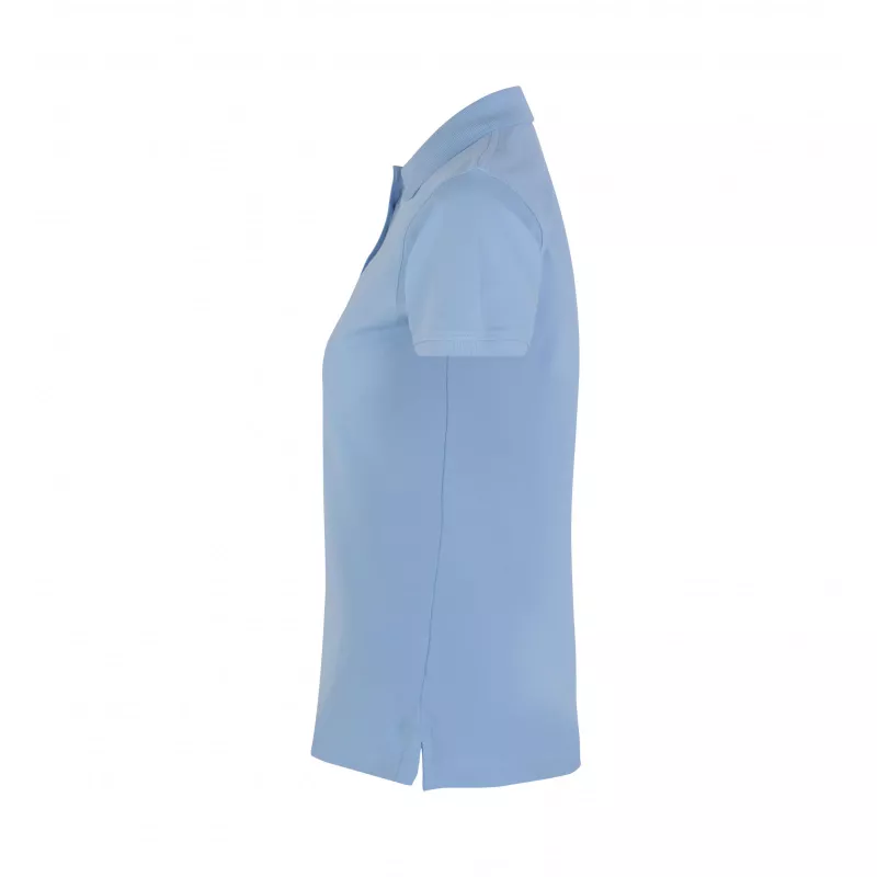 Koszulka bawełniana damska 210 g/m² ID Polo/stretch 527 - Light Blue (0527-LIGHT BLUE)