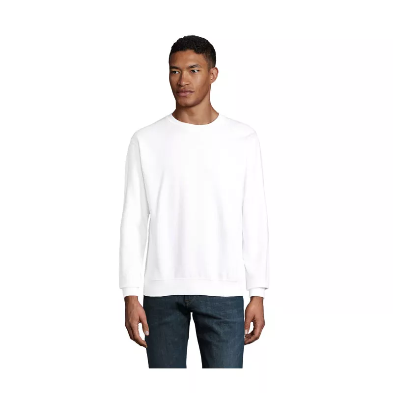 Bluza unisex bez kaptura 280 g/m² Sol's COLUMBIA - Bialy (S03814-WH)